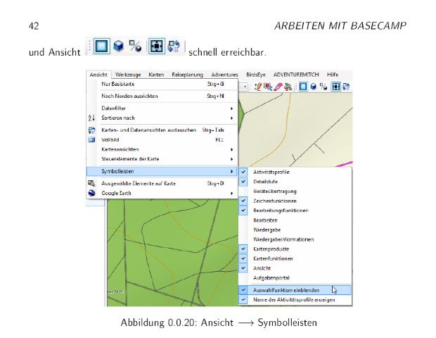 Vergleichsbericht: Handbuch zur Navigationssoftware Basecamp